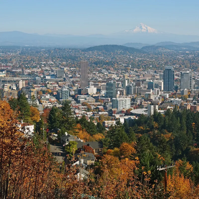 View from Pittock Mansion - Oregon